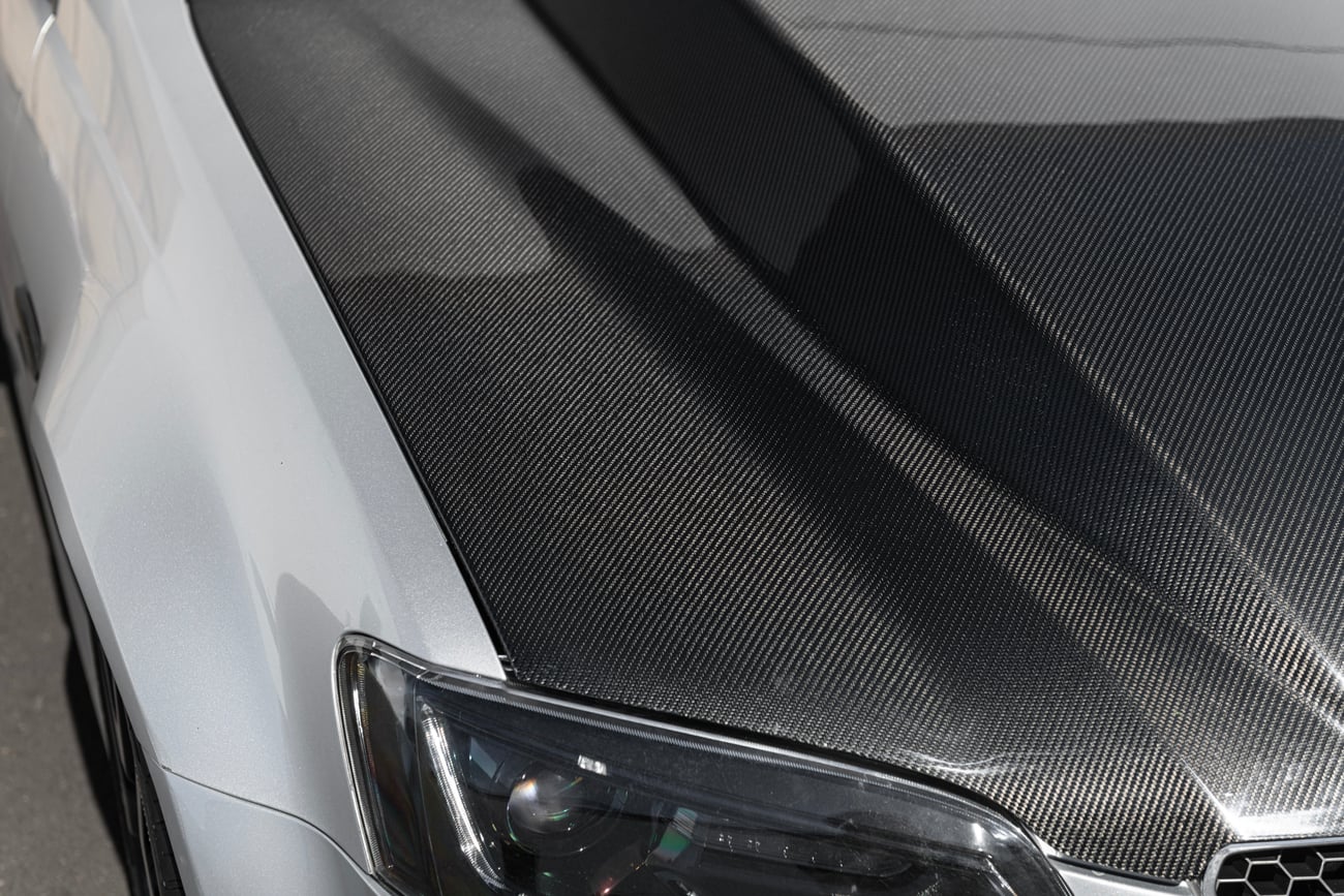 2008-2009 PONTIAC G8 CARBON FIBER FRONT COWL HOOD